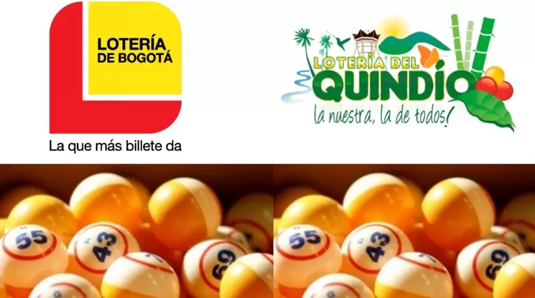 Resultados de las loterías de Bogotá y Quindío