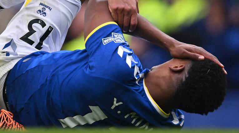Yerry Mina nueva lesión, Everton, Premier League 2022