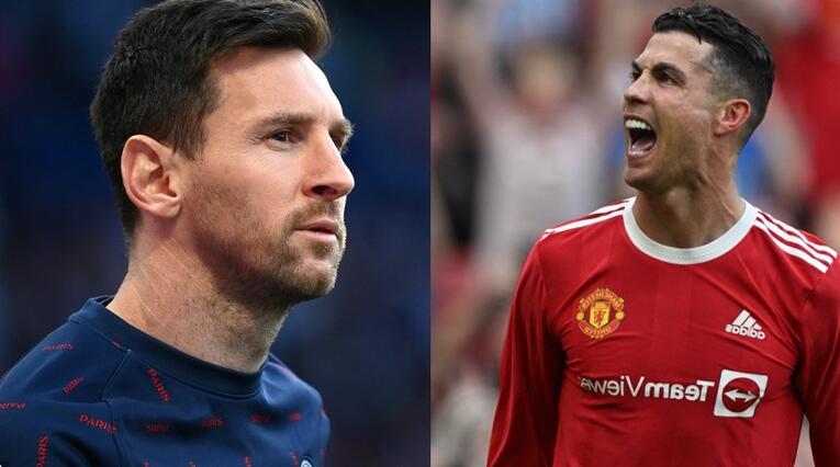 Messi y Cristiano Ronaldo 2022.