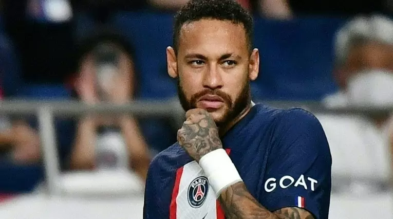 Neymar en la pretemporada con el PSG