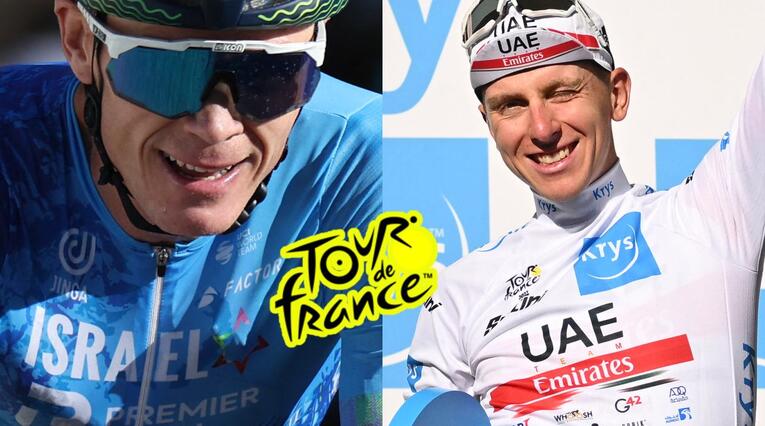 Chris Froome y Tadej Pogacar, campeones del Tour de Francia