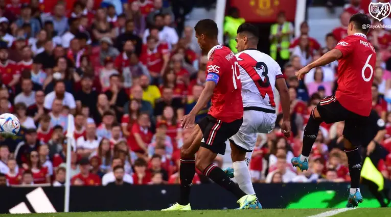 Falcao - Rayo Vallecano Vs Manchester United