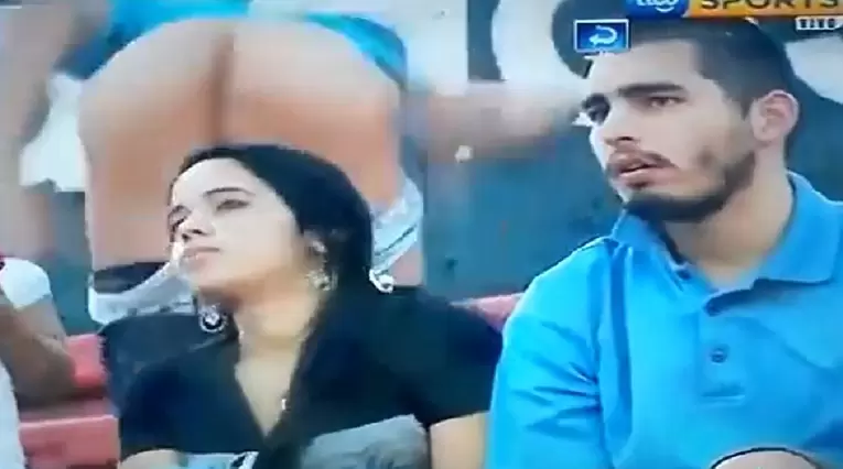 Kiss cam en el fútbol paraguayo