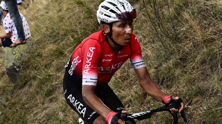 Nairo Quintana en la etapa 12 del Tour de Francia 2022