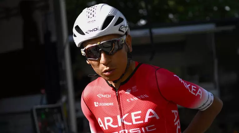 Nairo Quintana en una etapa del Tour de Francia 2022