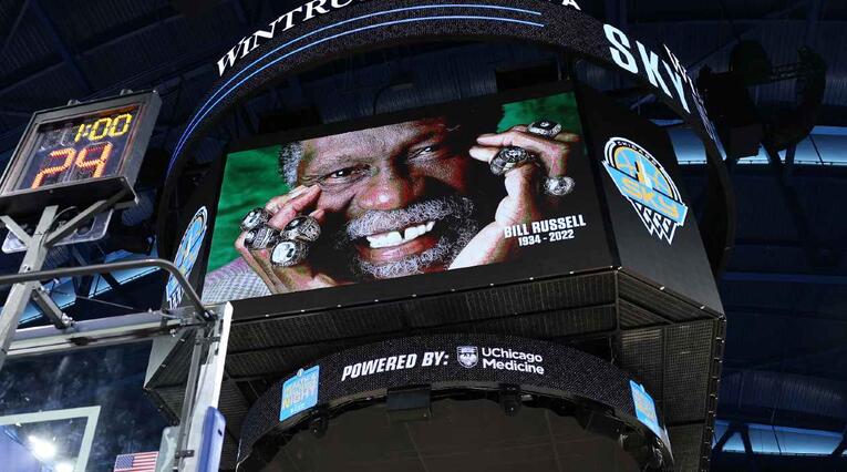 La NBA retirará el número 6 en homenaje a Bill Russell