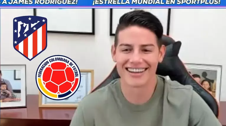 James Rodríguez habló de la Selección Colombia y Atlético de Madrid