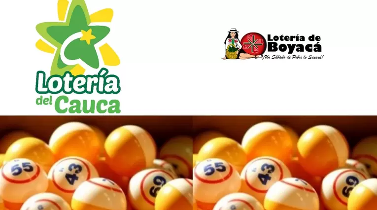 Resultados de la Lotería de Cauca, Boyacá y Baloto