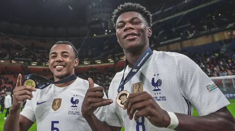 Tchouaméni y Koundé - Selección de Francia