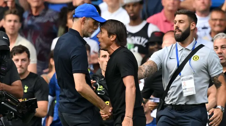 Thomas Tuchel y Antonio Conte