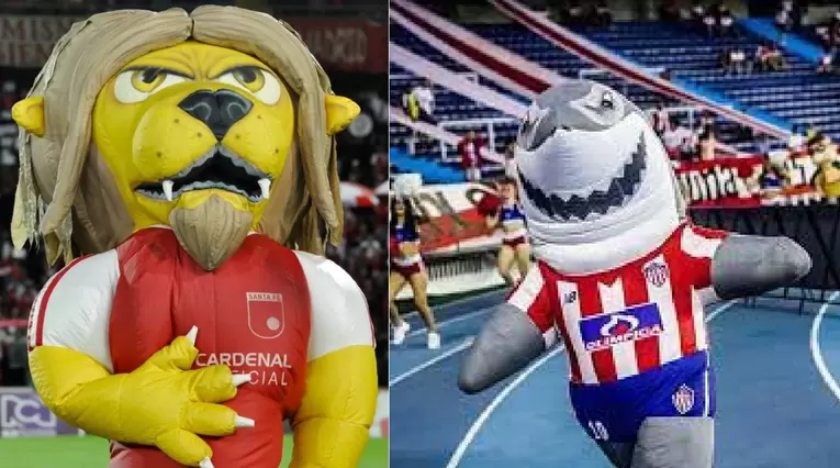 Mascotas del fútbol colombiano