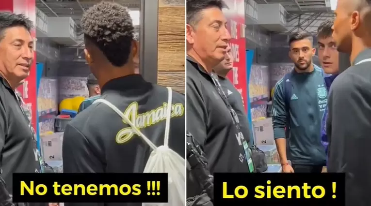 Argentina le niega camiseta a jugador de Jamaica