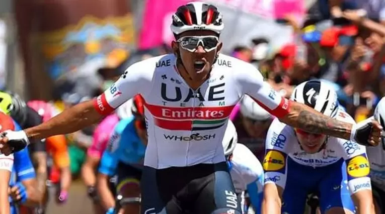 Juan Sebastian Molano, Campeon etapa 21 Vuelta a España.jpg