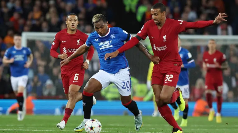 Liverpool vs Rangers, Alfredo Morelos