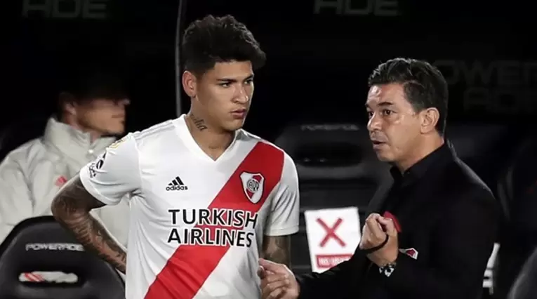 Marcelo Gallardo y Jorge Carrascal, River Plate