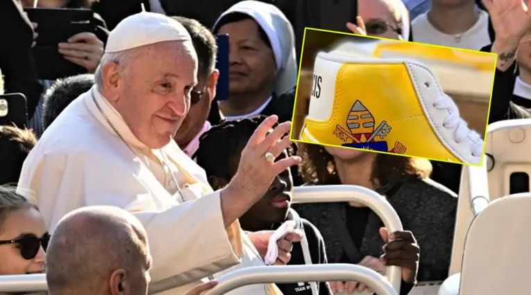 Papa Francisco, Tenis personalizados que le dio Nike