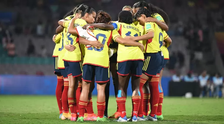 Recibimiento de la Selección Colombia Femenina Sub 17 en Bogotá