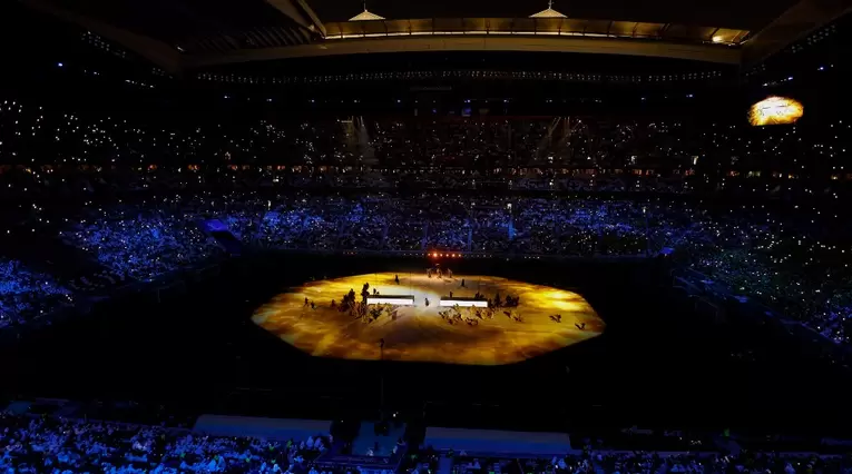 Uno de los espectáculos dentro de la inauguración del Mundial de Qatar 2022