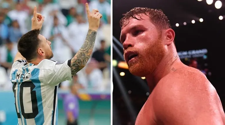 Canelo Álvarez amenazó a Lionel Messi
