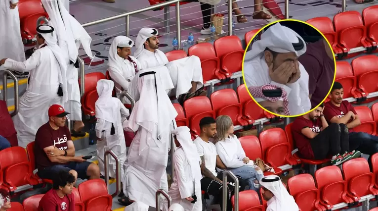 Hinchas de Qatar se van del estadio por estar perdiendo con Ecuador