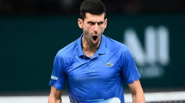 Novak Djokovic en un Masters 1000