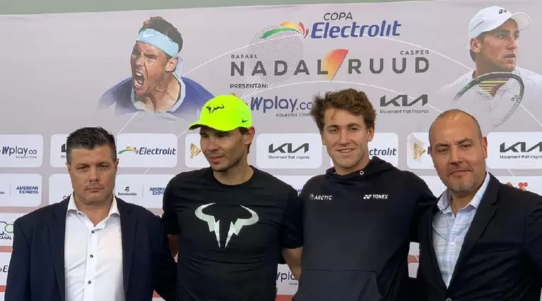 Casper Ruud y Rafael Nadal