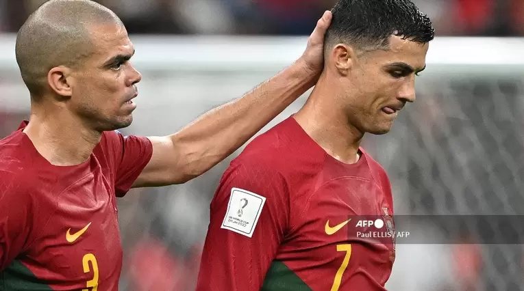 Cristiano Ronaldo y Pepe (Portugal) - Mundial Qatar 2022