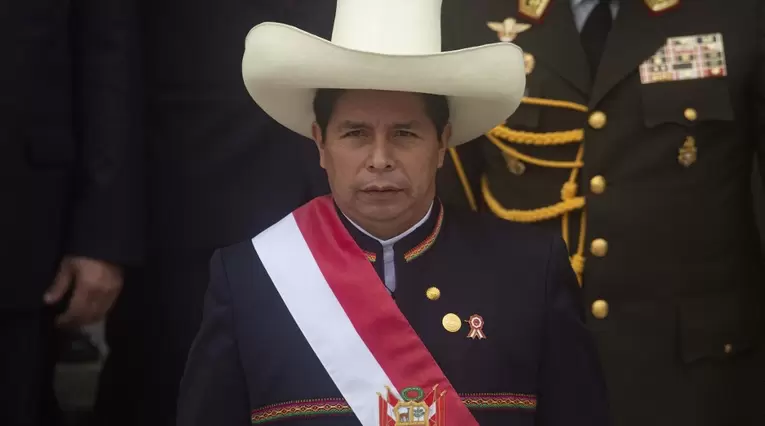 Pedro Castillo, presidente destituido del Perú