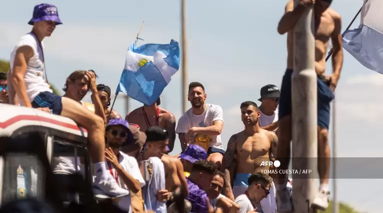 Caravana de la Selección Argentina en Buenos Aires