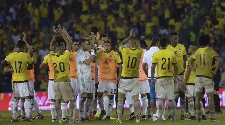 Selección Colombia que clasificó al Mundial de Rusia 2018