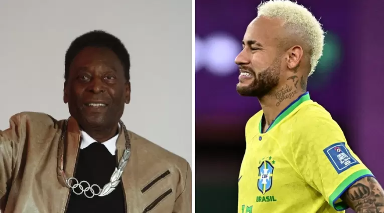 Pelé y Neymar