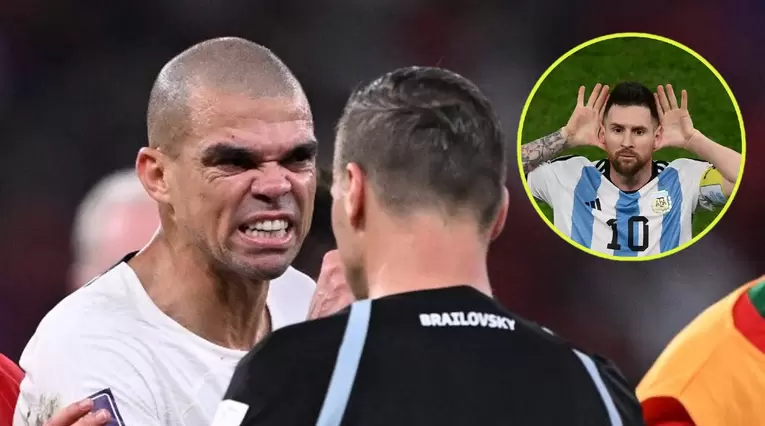 Pepe tras la eliminación de Portugal - Messi y Argentina