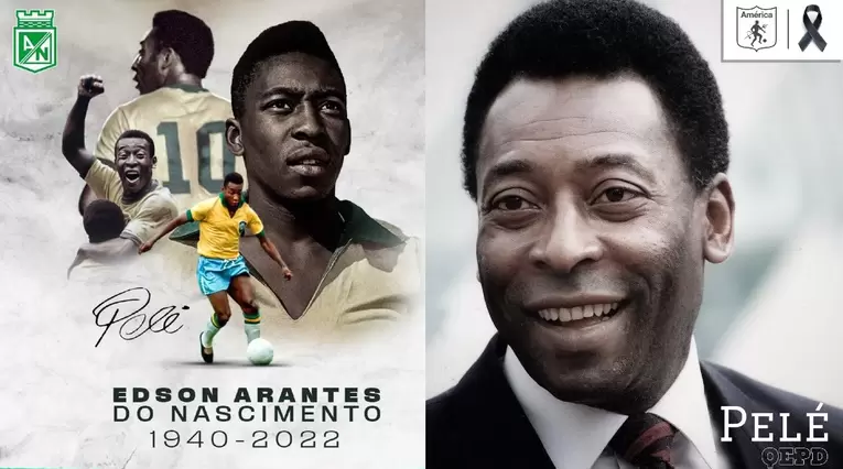 Reacciones a la muerte de Pelé - América y Nacional