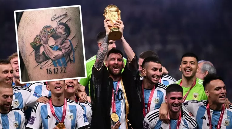 Tatuajes Messi y Argentina