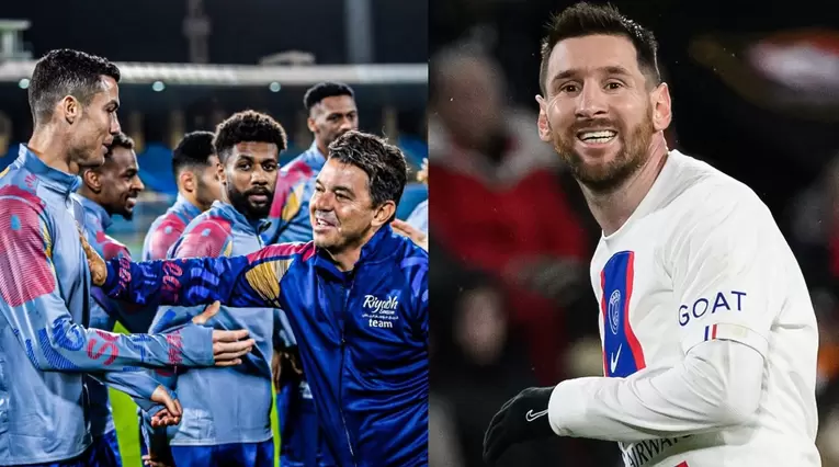 Cristiano y Gallardo se alistan para enfrentarse a Messi y el PSG