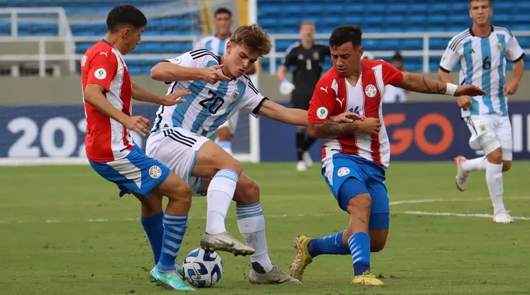 Argentina vs Paraguay en el Sudamericano sub 20 2023