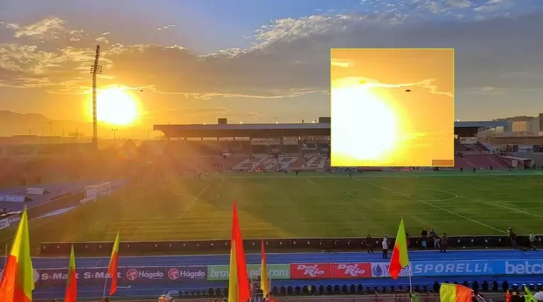 OVNI durante partido en México