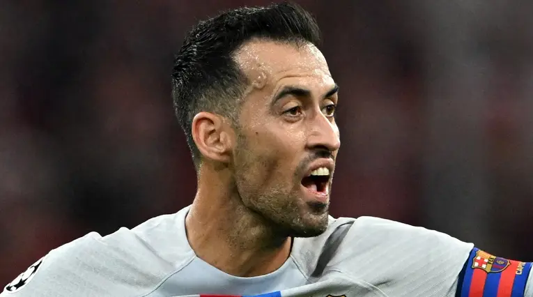 Sergio Busquets, volante del FC Barcelona