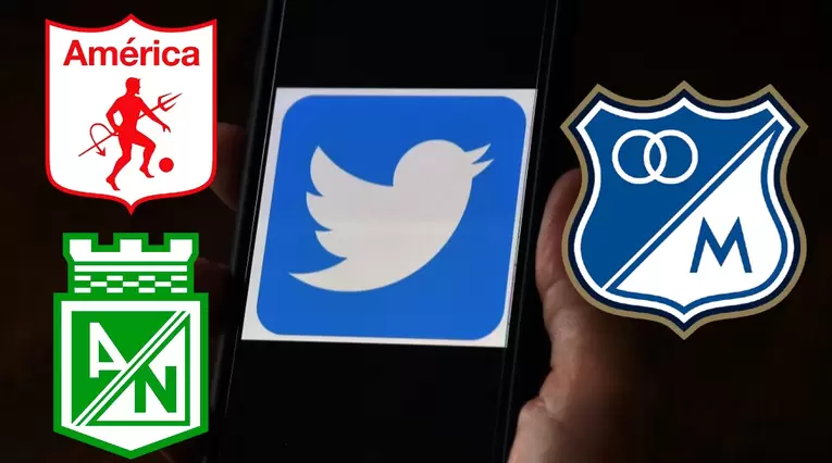 Twitter y Equipos del fútbol colombiano