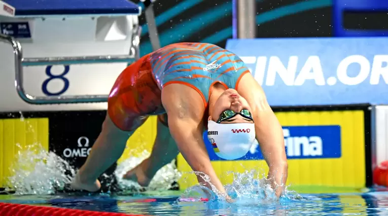 Nadadora Jimena Leguizamón