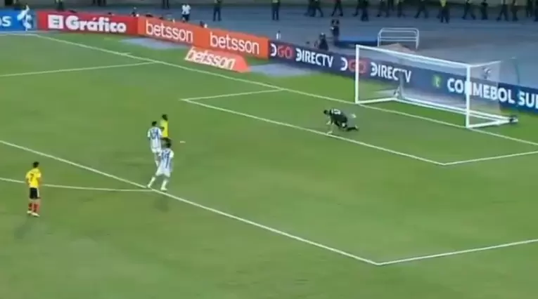 Gol de Colombia contra Argentina por el Sudamericano sub 20