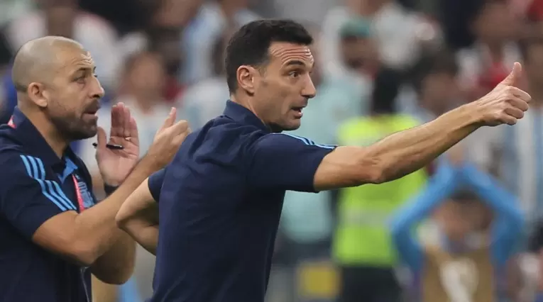 Lionel Scaloni, técnico de la Selección Argentina en Qatar 2022