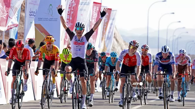 Tour de Omán 2023: Diego Ulissi ganó la cuarta etapa