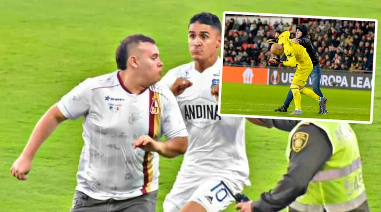 Agresión de hincha en la Europa League