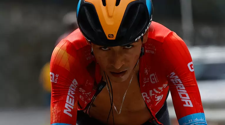 Santiago Buitrago, corredor del Bahrarin en la Vuelta a Andalucía