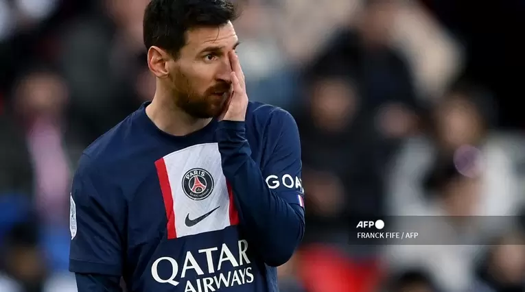 Lionel Messi fue chiflado por los hinchas de PSG