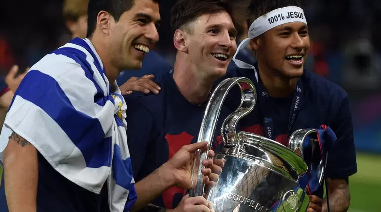 Lionel Messi, Luis Suarez y Neymar - MSN