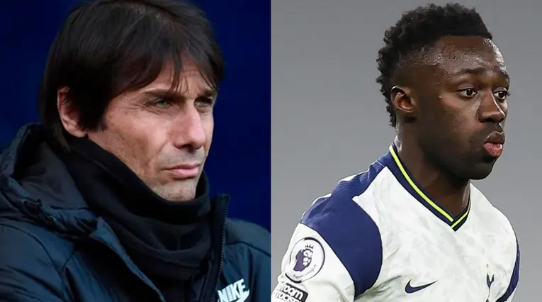 Davinson Sánchez y Antonio Conte