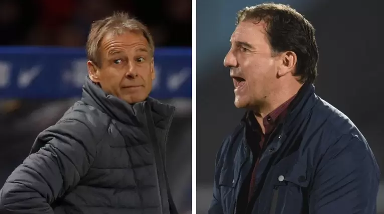 Jurgen Klinsmann y Néstor Lorenzo