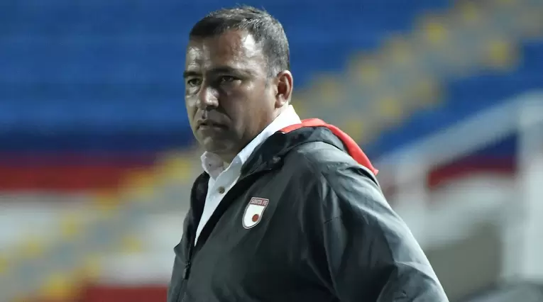 Hárold Rivera, técnico de Independiente Santa Fe